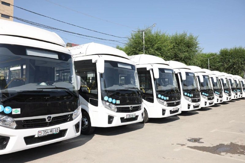 В Арташате запустят 87 новых автобусов для единого маршрута Араратской области